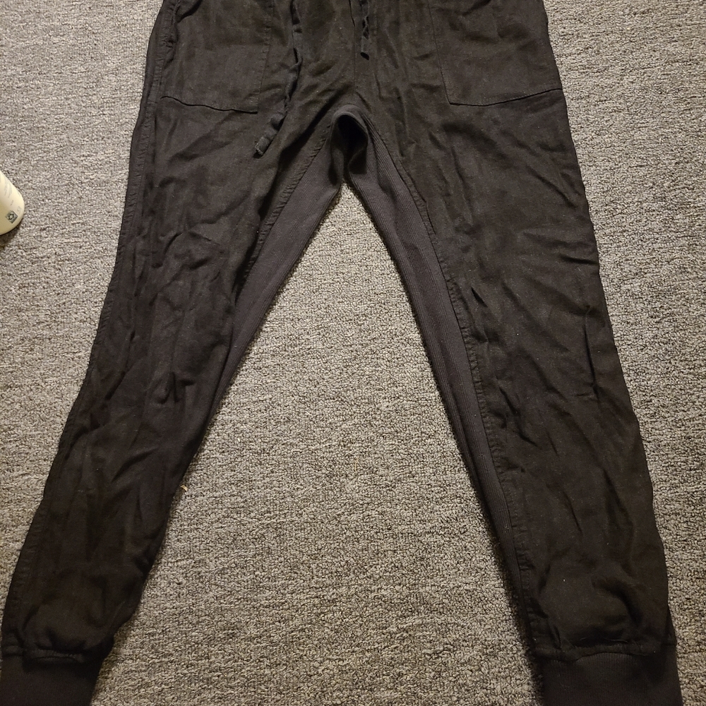 Linen joggers